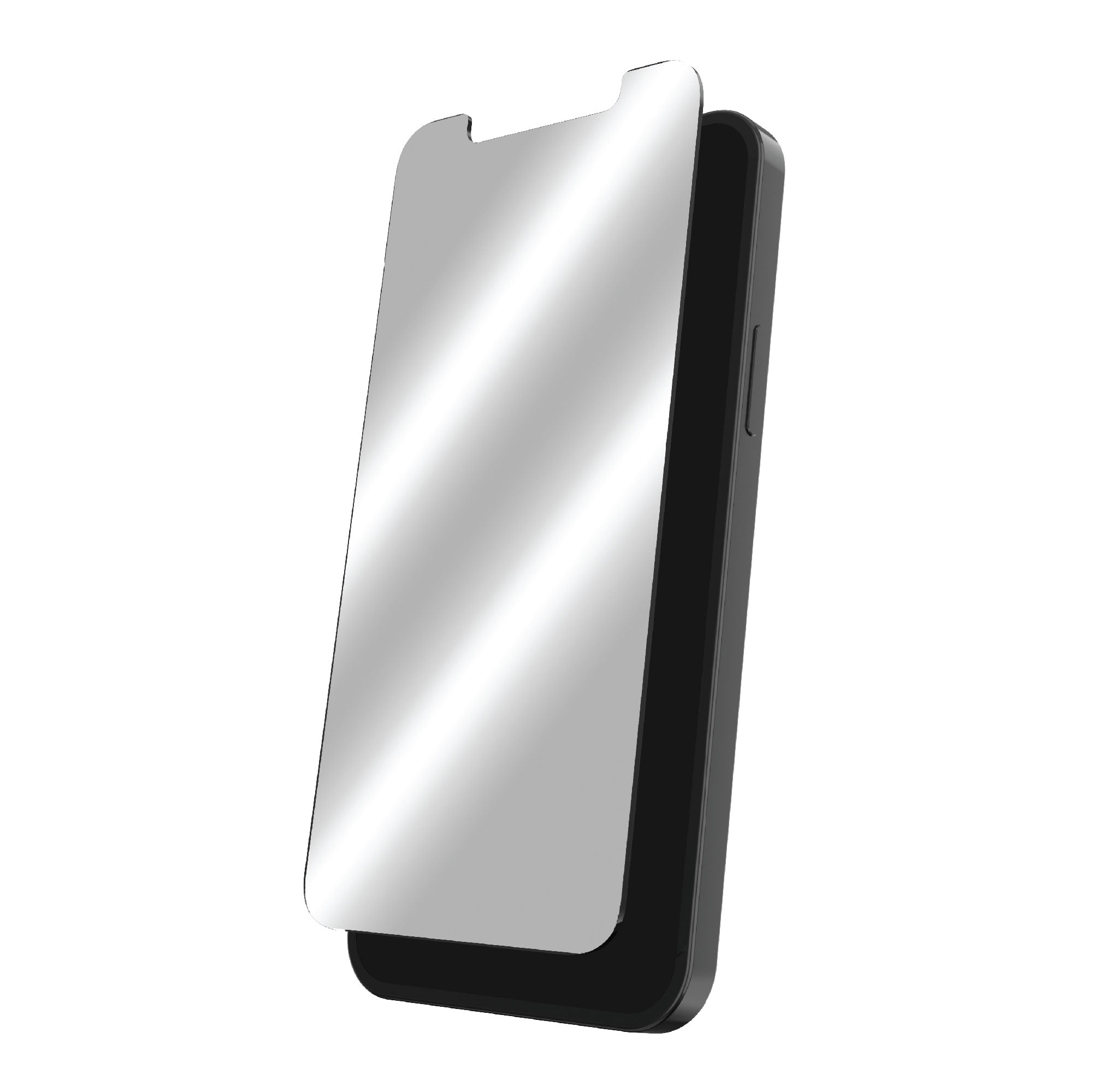 onn. Mirror Glass Screen Protector for iPhone 12 mini Mirror Finish