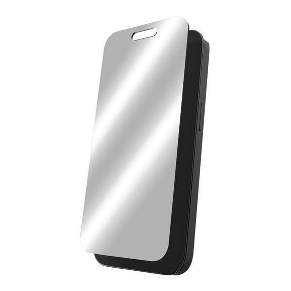 onn. Mirror Glass Screen Protector for iPhone 14 Pro Max - Mirror Finish