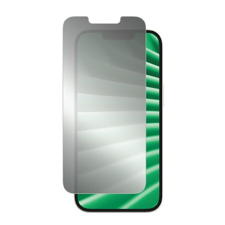 onn Mirror Glass Screen Protector for iPhone 16e / iPhone 14 / iPhone 13 / iPhone 13 Pro - Mirror Finish