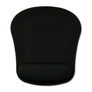 onn Mouse Pad with Memory Foam Wrist Rest Ergonomic Black