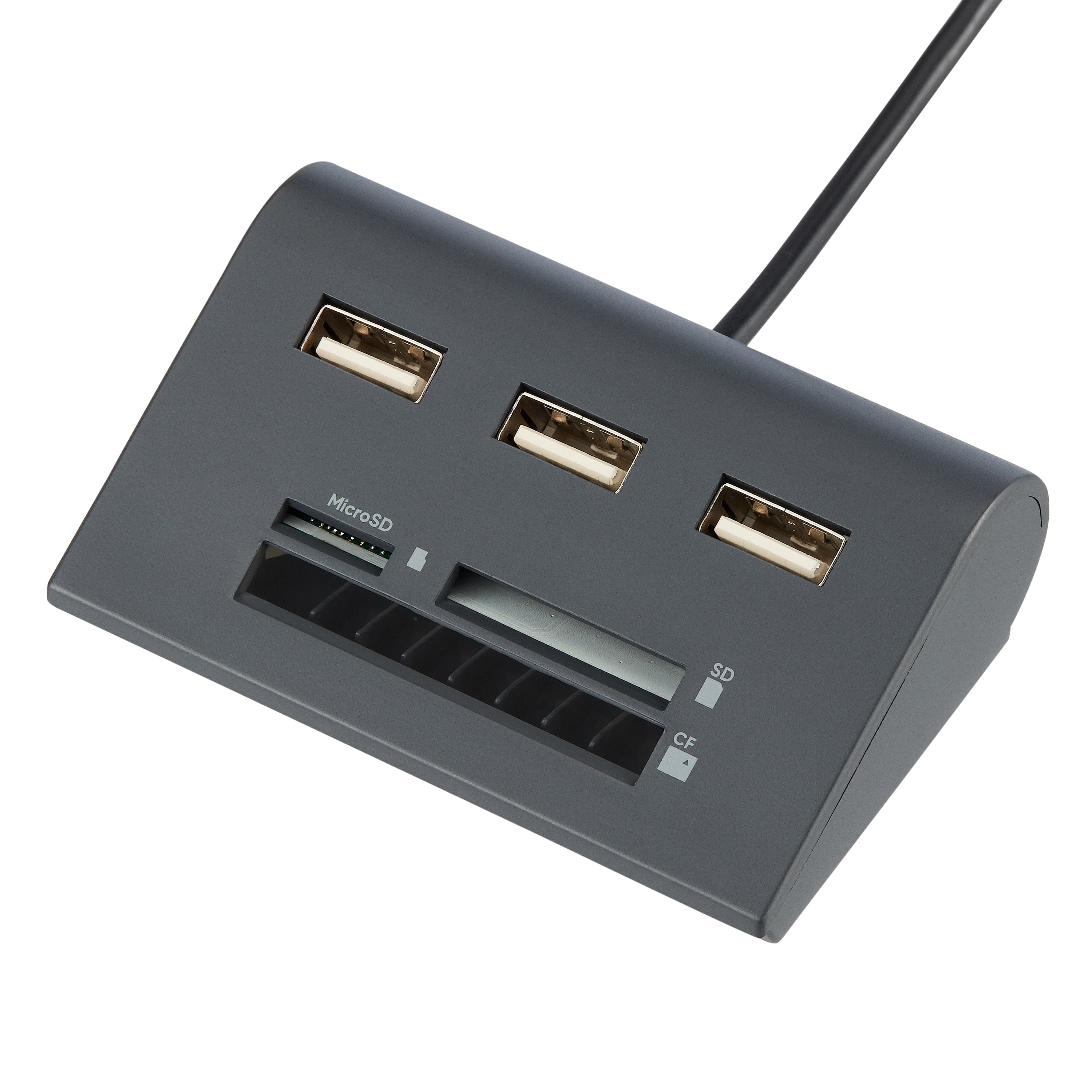 Teenager sennep Shetland onn. Multi-Port USB Hub with SD, Micro SD and Compact Flash Card Reader -  Walmart.com