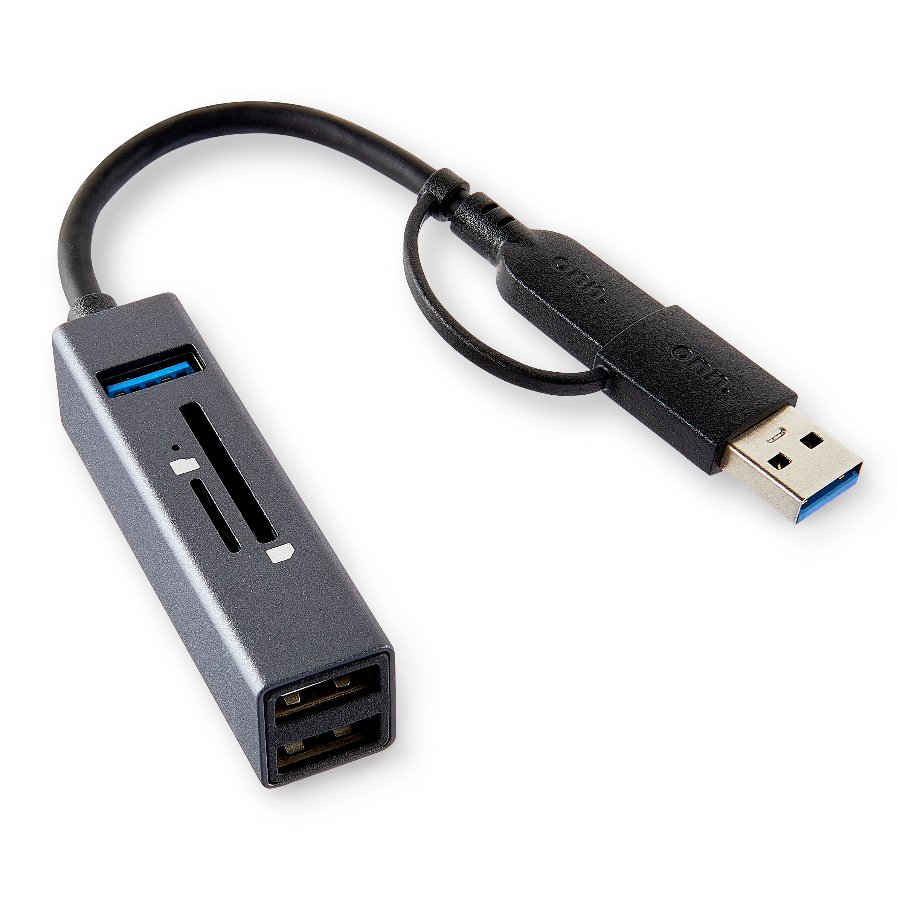 USB-C Card Reader and Hub for SD and microSD