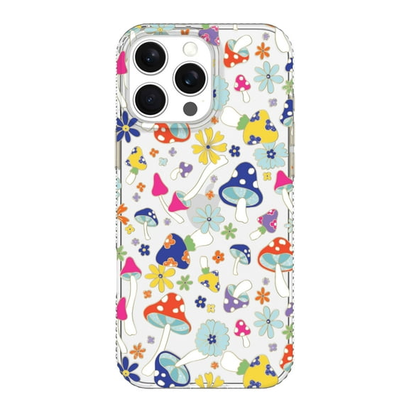 onn Phone Case for iPhone 16 Pro Max - Multicolor Mushroom