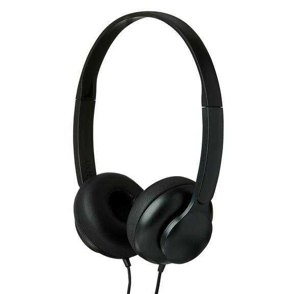 Representative product-family photo: onn On-Ear Headphones Black Lightweight, Adjustable Headband, AUX Cord, Price. Pictured option and availability are unverified.