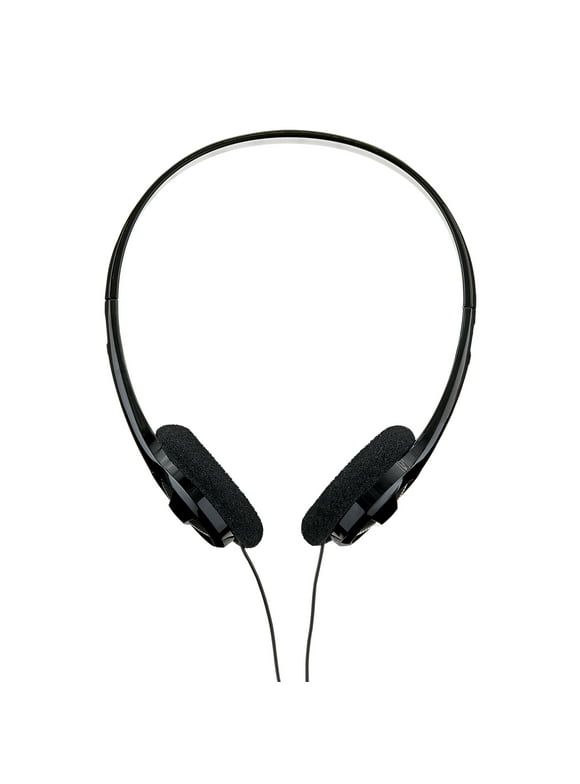 onn. On-Ear Headphones, Black (New)