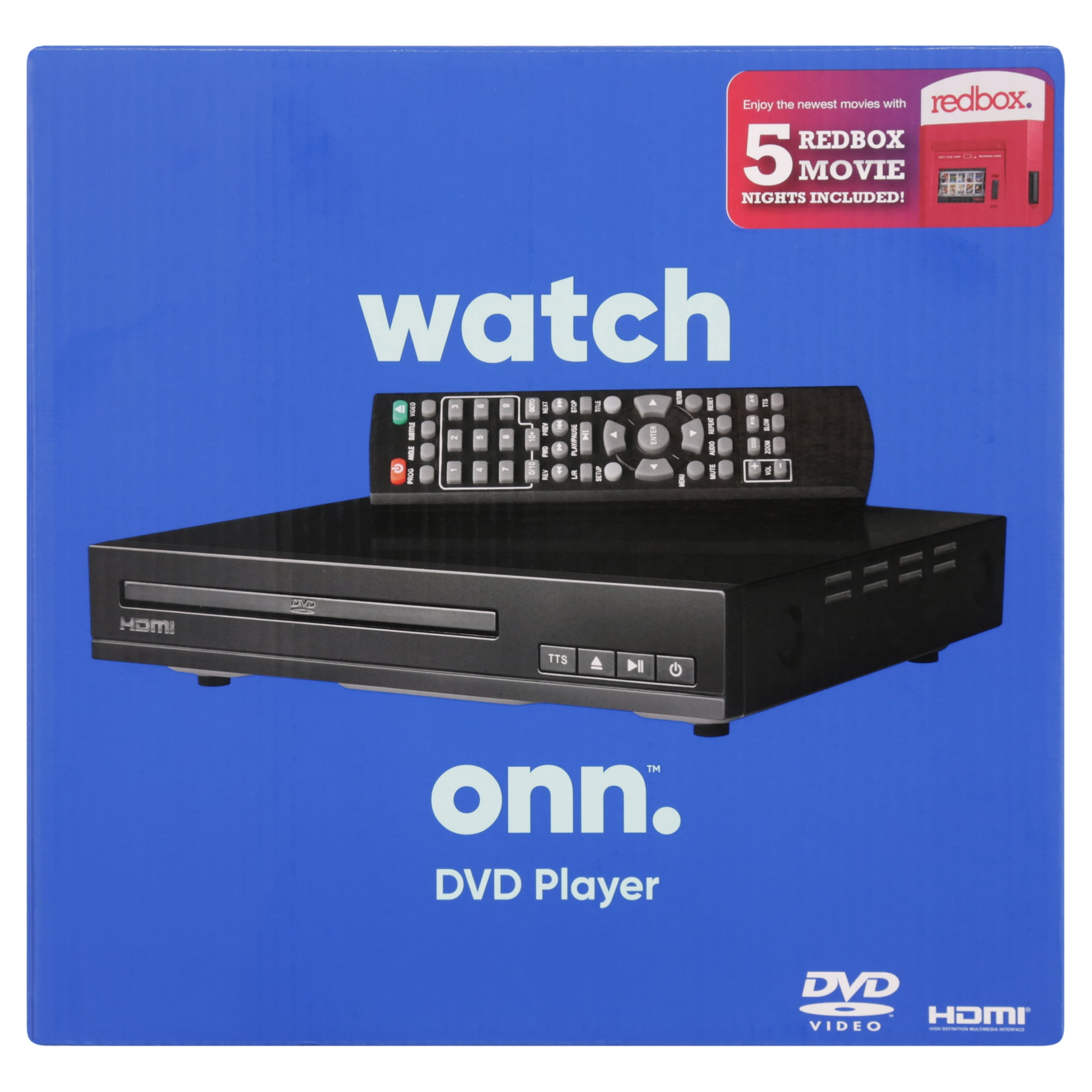 onn. Onn Dvd Plyr Hdmi W/remote