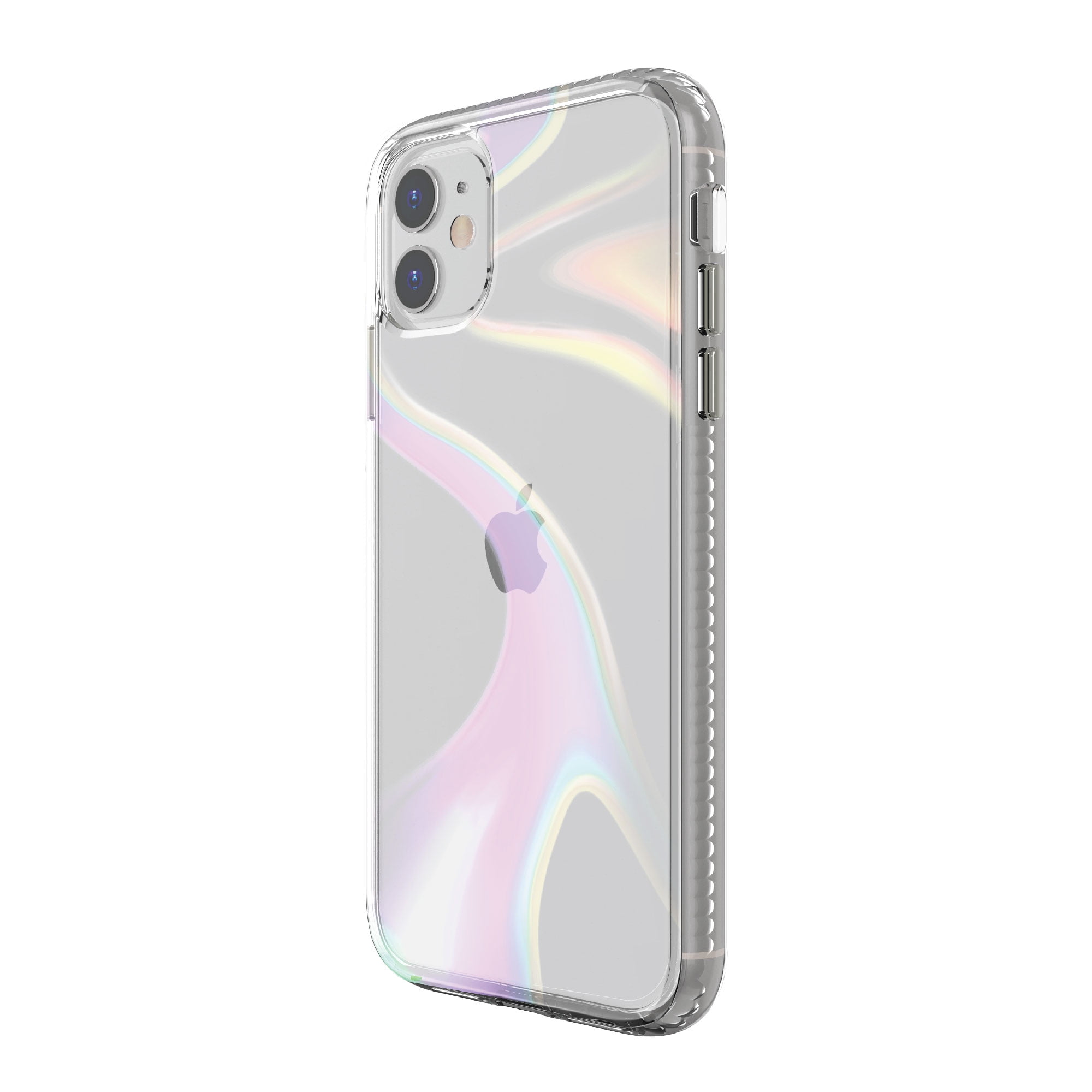 onn. White Metallic Floral Phone Case for iPhone 11 / iPhone XR