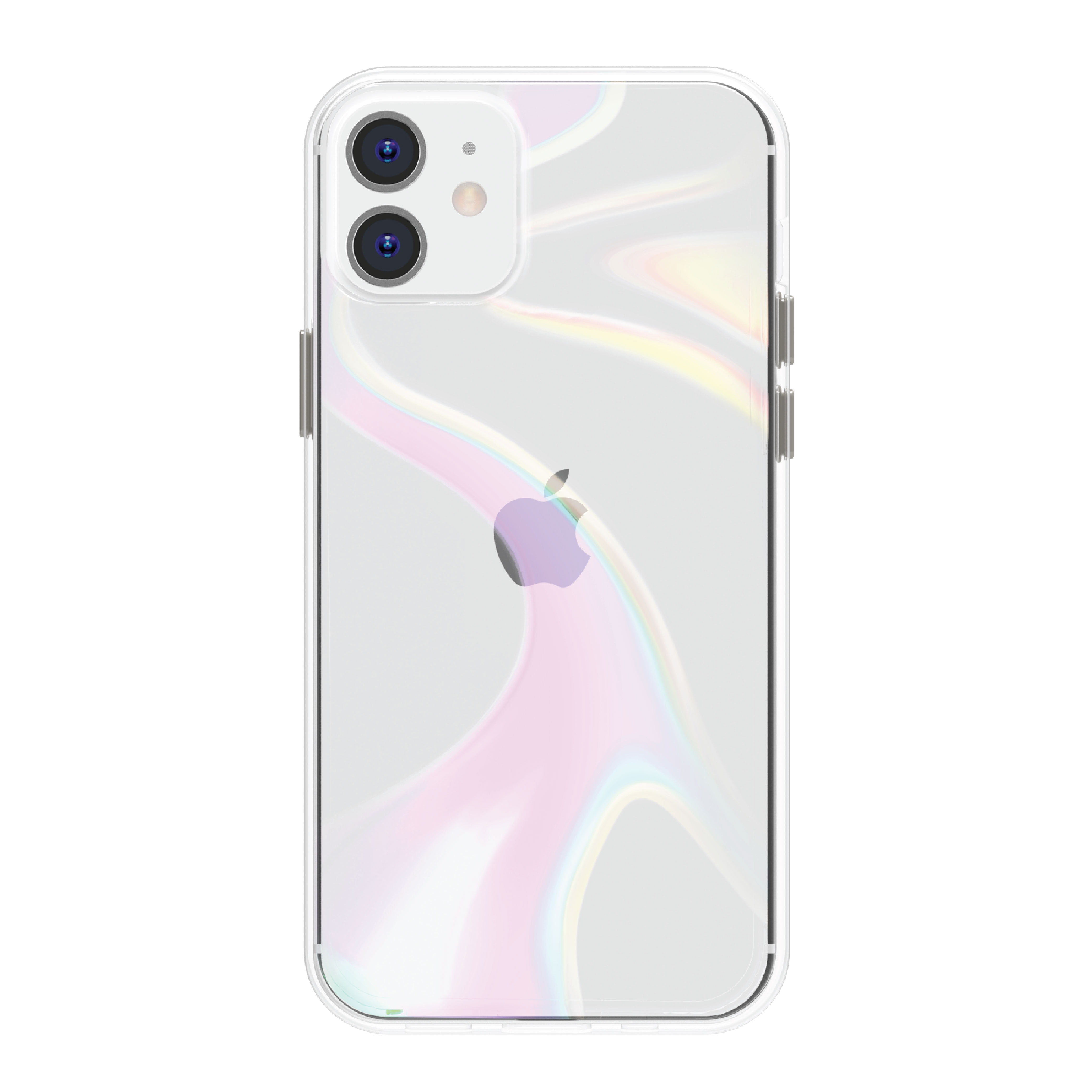 onn. Phone Case for iPhone 12 iPhone 12 Pro Iridescent Illusion