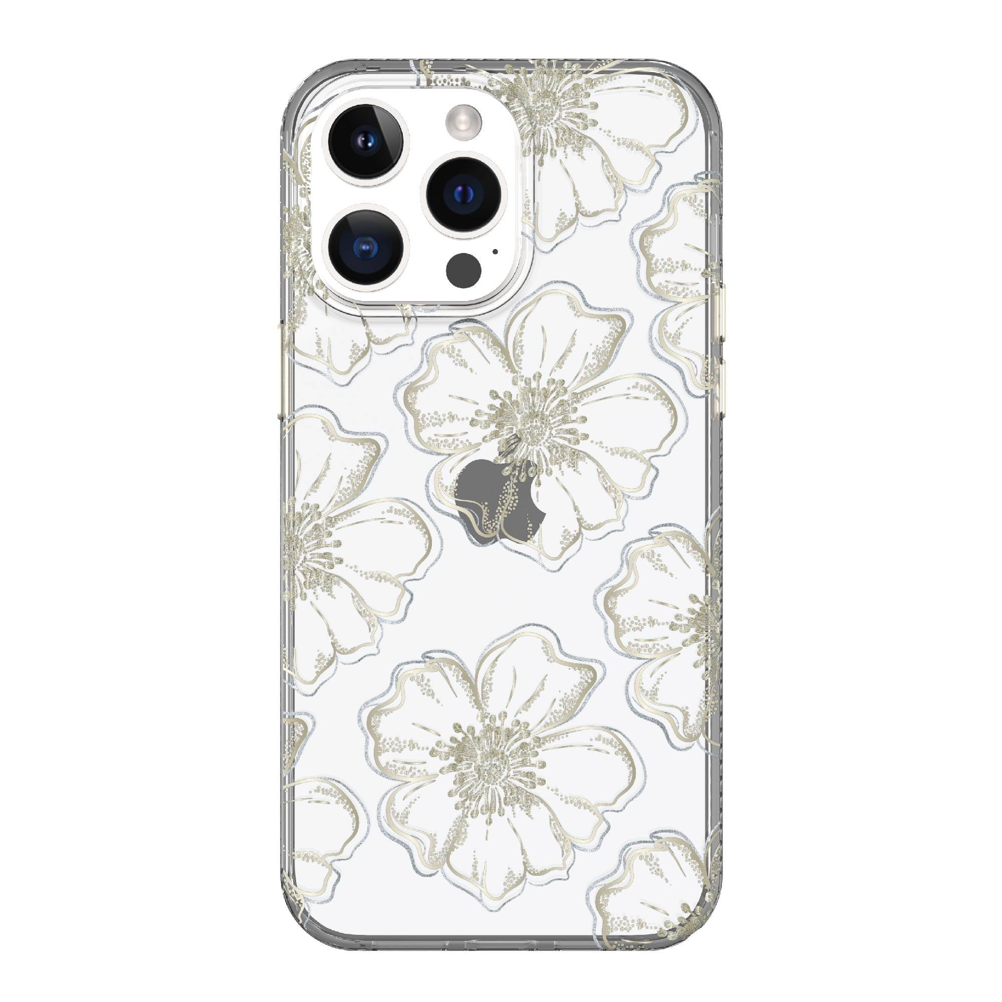 onn. Phone Case for iPhone 14 Pro Max - Glitter Floral