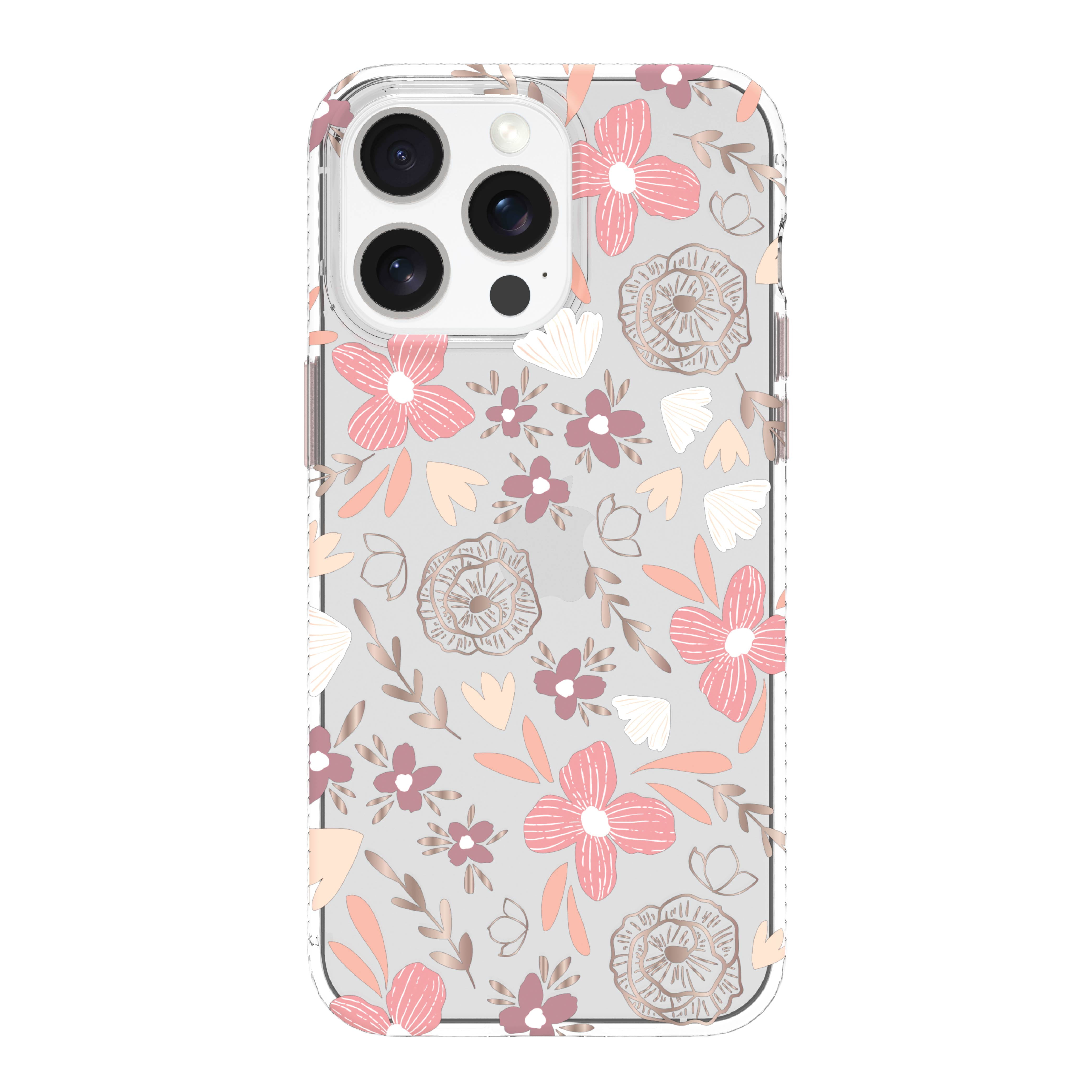 onn. Phone Case for iPhone 15 Pro Max - Tropical Blush Floral onn. Phone Case for iPhone 15 Pro Max - Tropical Blush Floral