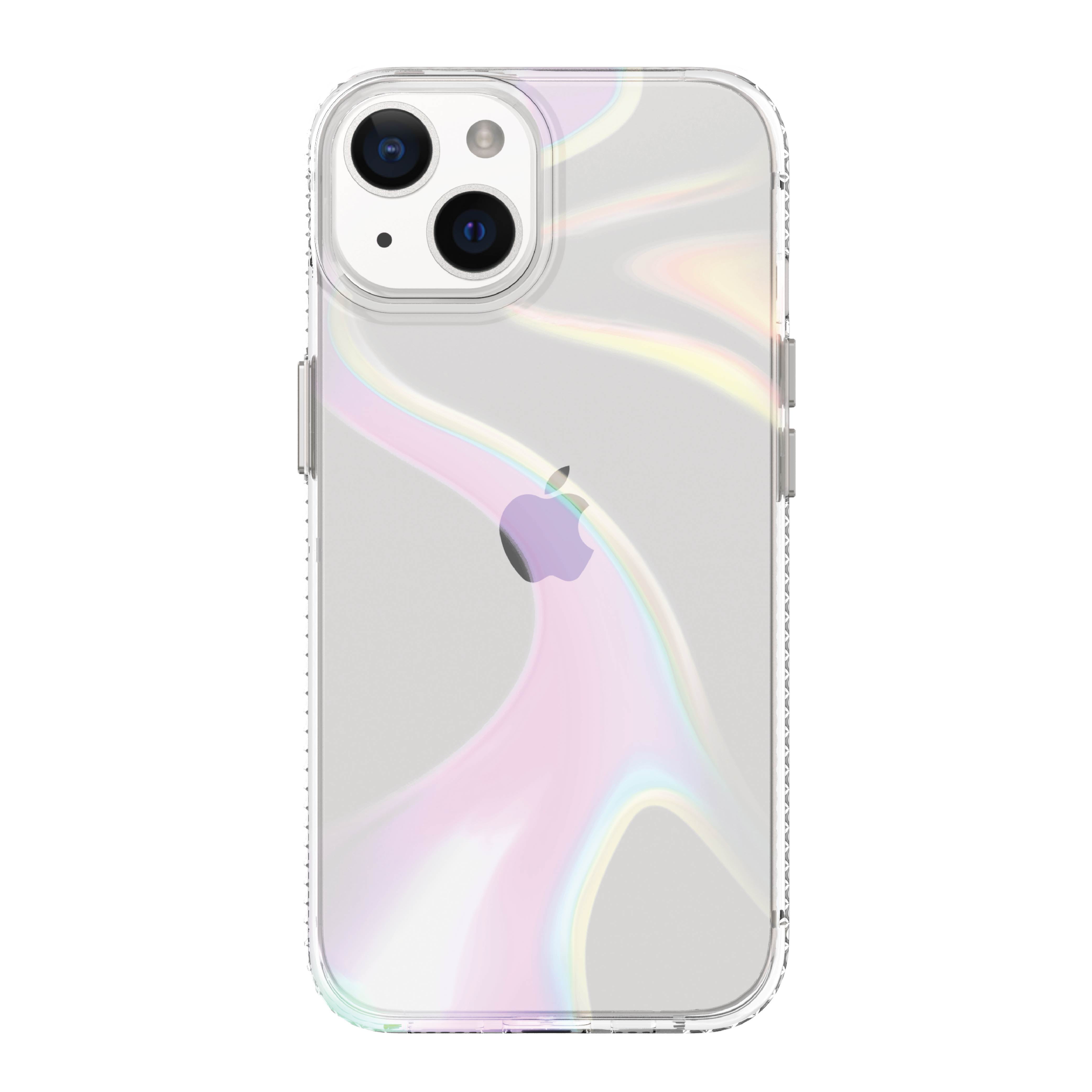 onn. Phone Case for iPhone 15 / iPhone 14 / iPhone 13 - Iridescent Illusion