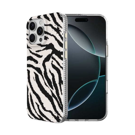Phone For Delivery onn Phone Case for iPhone 16 Pro Max, MagSafe Compatible - Zebra Stripe ...