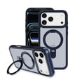 thumbnail image 1 of onn Phone Case with Ring Kickstand for iPhone 18 Pro Max / 17 Pro Max, MagSafe Compatible, Rotating Kickstand - Frosted Blue/Blue, 1 of 8