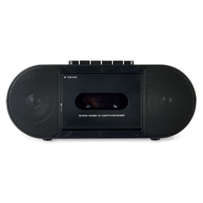 onn. Portable Bluetooth CD/Cassette Boombox with AM/FM Radio, Black