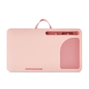 onn Lap Desk Portable Work Station for 15.6" Laptops, Phone & Tablet, Pearl Blush