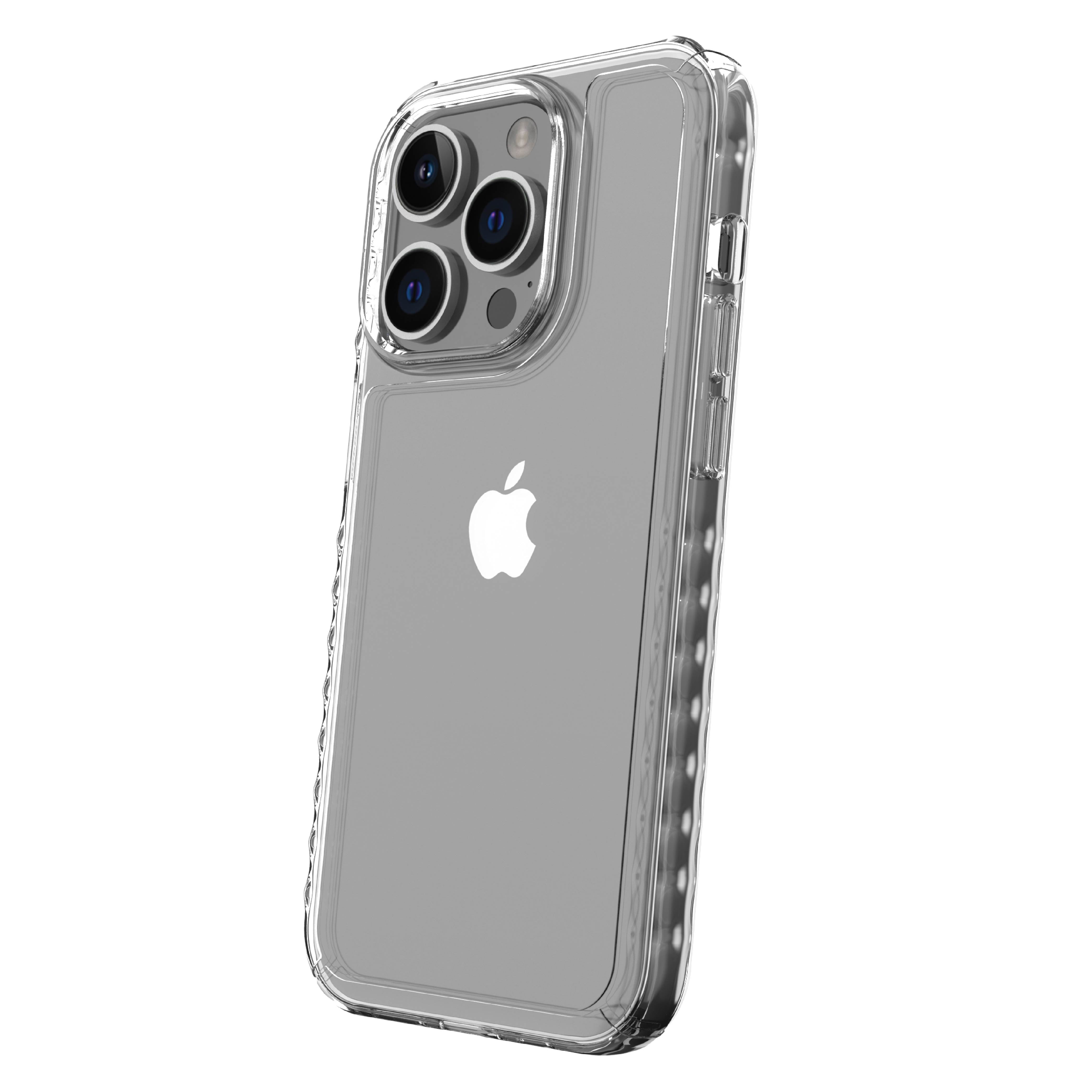 onn. Protective Gel Phone Case for iPhone 15 Pro Max - Clear