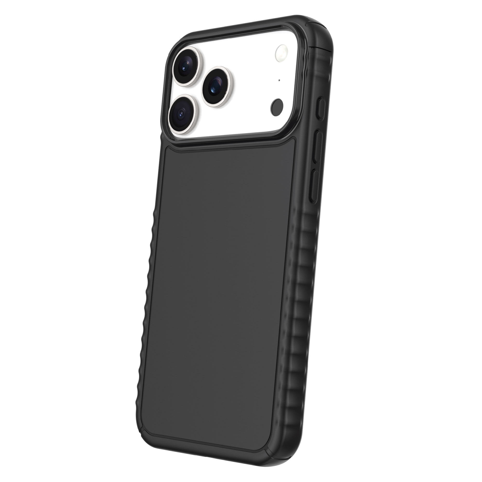 onn Protective Gel Phone Case for iPhone 17 Pro - Black