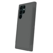 onn. Protective Grip Phone Case for Samsung Galaxy S22 Ultra 5G - Gray