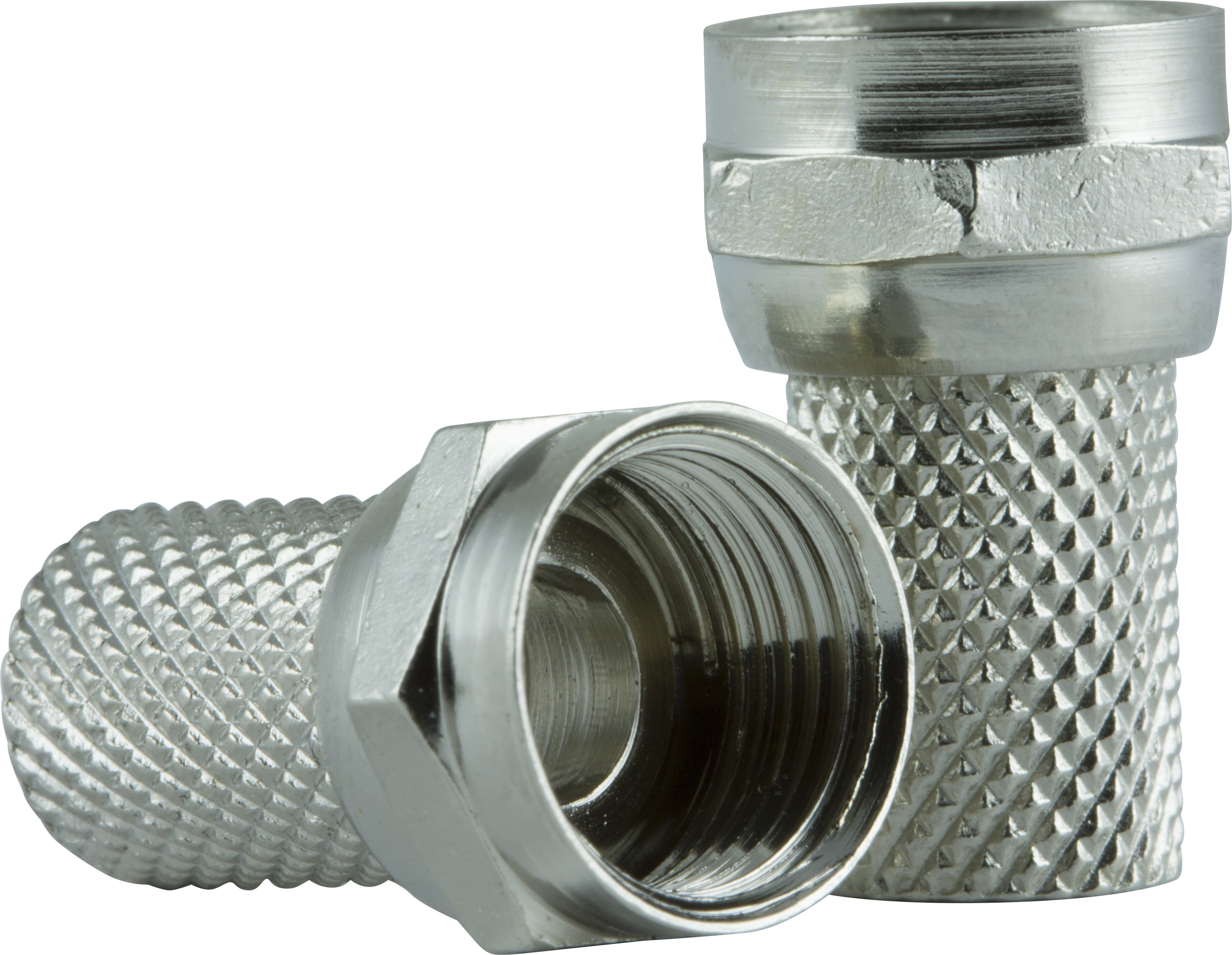 onn. RG6 Coax Twiston FType Connectors, 2 pack ONA16AV006