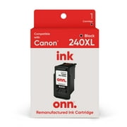 onn. Remanufactured Ink Cartridge, Canon 240XL Black