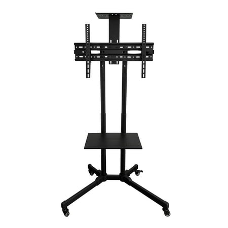 onn. Rolling TV Stand for 32" to 70" TV's, up to 15° Tilting