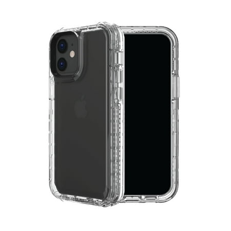onn. Rugged Case Phone Case for iPhone 12 Mini, Clear