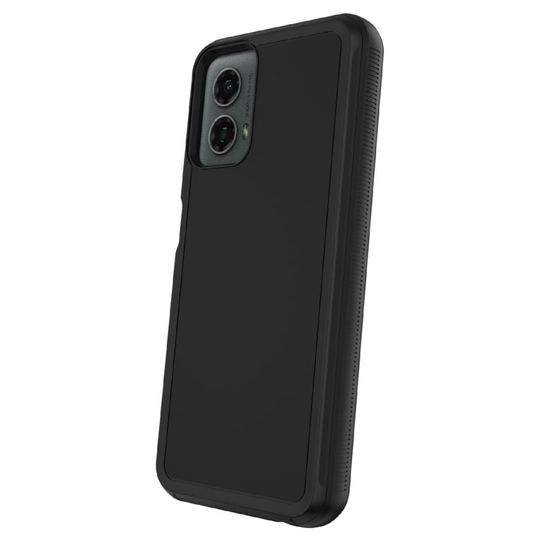 onn. Rugged Phone Case for Motorola moto g 5G (2024) - Black 