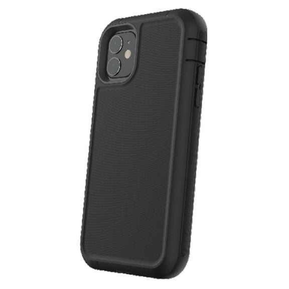 onn Rugged Phone Case with Holster for iPhone 11 / iPhone XR - Black