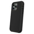 onn. Rugged Phone Case with Holster for iPhone 14 Pro Max Black