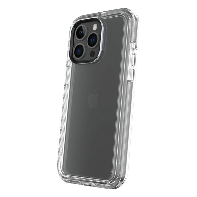 onn. Rugged Phone Case with Holster for iPhone 15 Pro - Clear - Walmart ...