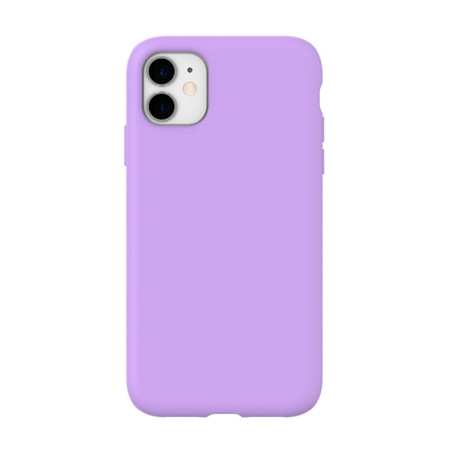 onn. Silicone Phone Case for iPhone 11 / iPhone XR Lavender