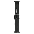 thumbnail image 1 of onn. Silicone Smart Watch Band for Apple Watch, Samsung Galaxy & Garmin, Black, 20 mm, 1 of 9
