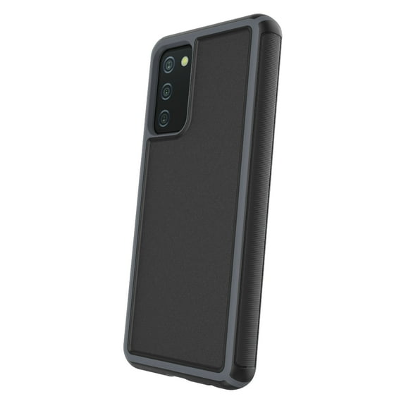 onn Slim Rugged Phone Case for Samsung Galaxy A03s - Black/Gray