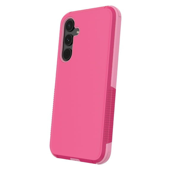 onn Slim Rugged Phone Case for Samsung Galaxy A35 5G, Pink