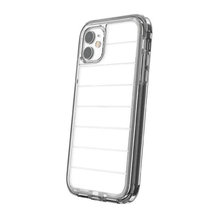 onn. Slim Rugged Phone Case for iPhone 12 / iPhone 12 Pro - Clear