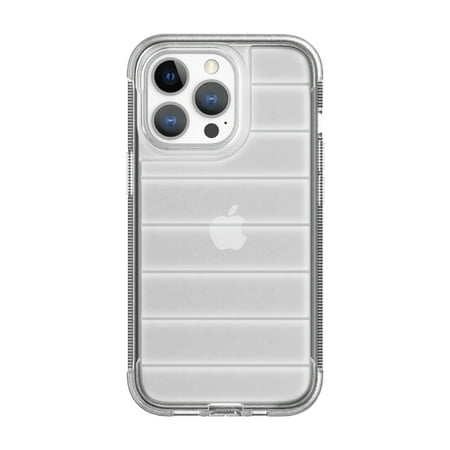 onn. Slim Rugged Phone Case for iPhone 13 Pro Max / iPhone 12 Pro Max - Clear