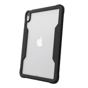 onn Slim Rugged Tablet Case for iPad A16, iPad 10th generation - Black/Clear