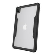 onn Slim Rugged Tablet Case for iPad Air 11\ M3, M2 / iPad Air 4th, 5th generation / iPad Pro 11\ 1st, 2nd, 3rd, 4th generation - Black/Clear