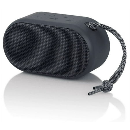 onn. Small Rugged Bluetooth Speaker with Wireless Technology - Grey