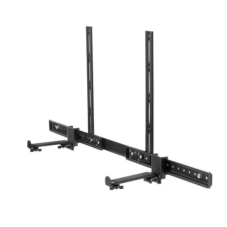 onn. Soundbar Speaker Mounting Kit, Universal Fit for 12" to 50" Soundbars, Wall or TV Mount Compatible, Black