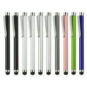 onn Stylus Pens Set, Multicolor, 10 Count