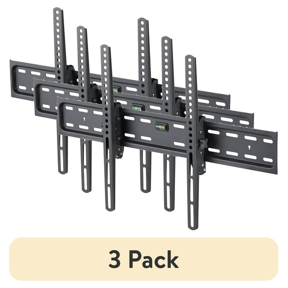 (3 pack) onn. Tilting TV Wall Mount for 50" to 86" TV's, up to 12° Tilting