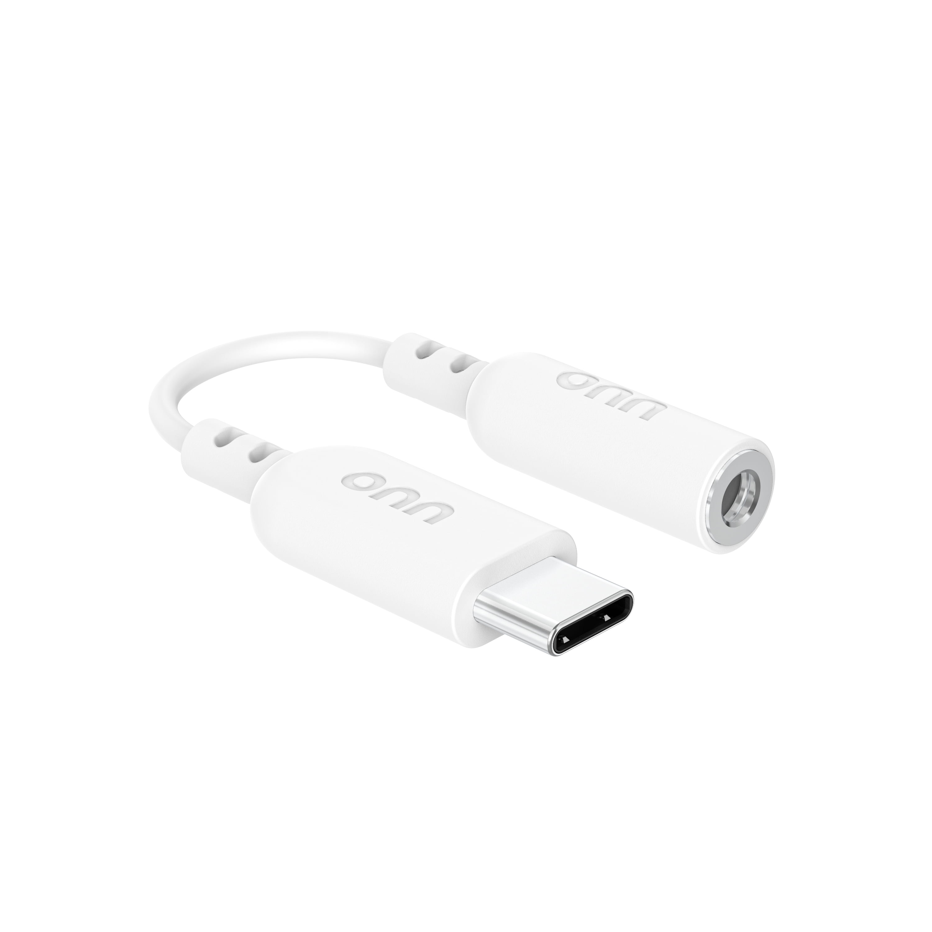 onn USB-C to 3.5 mm AUX Adapter, MFI Certified, White - Compatible with iPhone 16 Series, iPhone 15 Series, Samsung Galaxy, Note, Pixel Devices iPad Pro, & More
