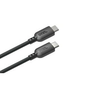 onn. USB-C to USB-C Cable 240W, USB-C Type C Black Fast Charging Cord Charger, 6 ft, 1 Piece Per Pack