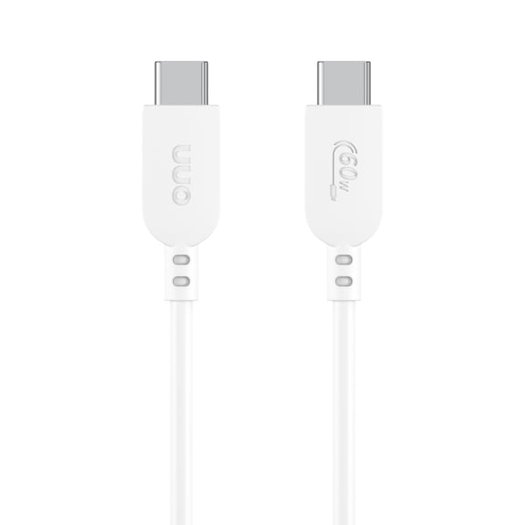 onn USB-C to USB-C Charging Cable 6ft Fast Charging USB-IF Certified White