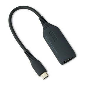 onn USB-C to USB Female Adapter, 4", 1 Piece per Pack, Black