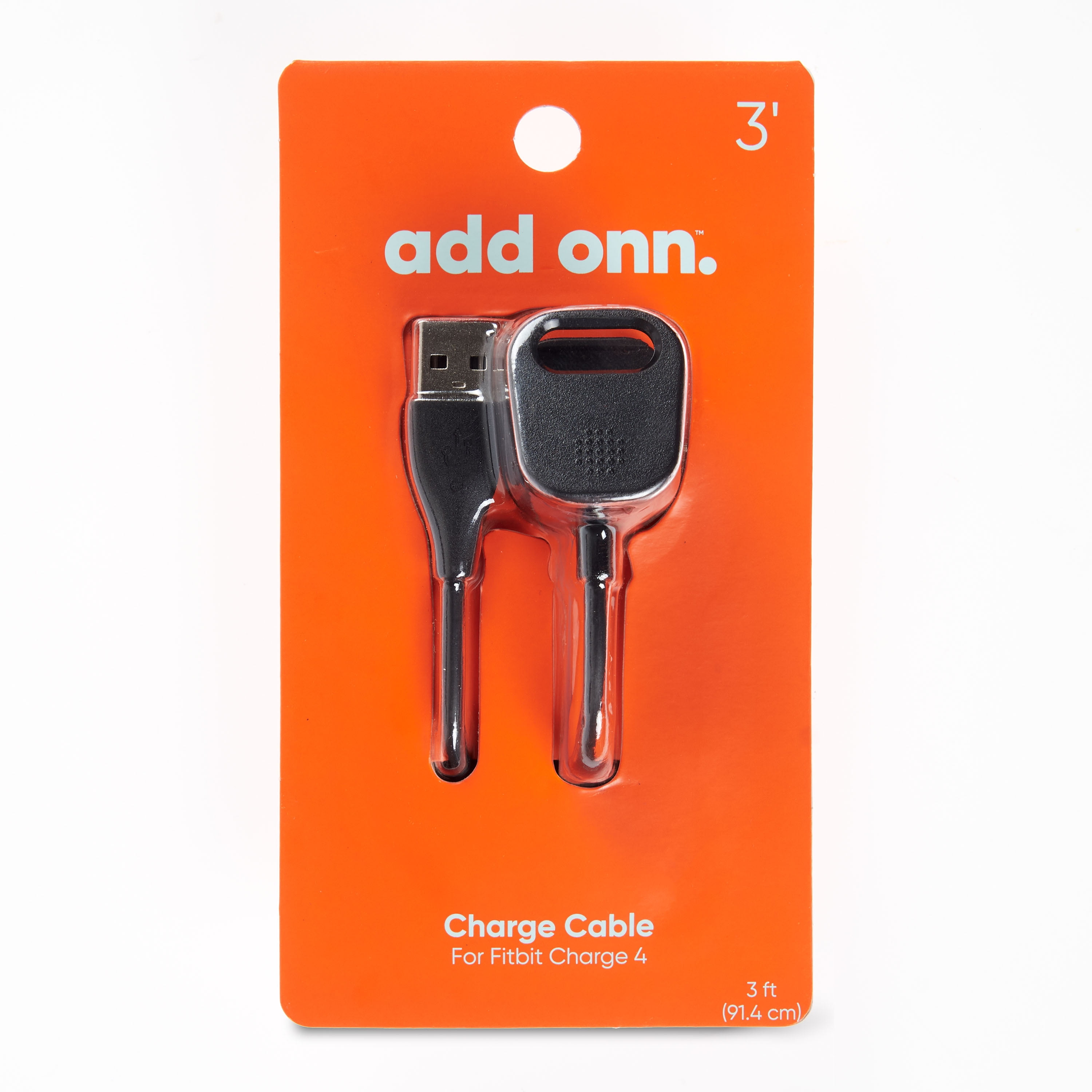 onn. Brandclub onn. USB Charge Cable for Fitbit Charge 4 Fitness Tracker 3