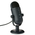 thumbnail interactive-video image 1 of onn USB Dual-Pattern Microphone w/Volume/Mute controls and 3.5mm Headphone Jack, Black, 1 of 6