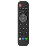 onn. Universal 3-Device Remote, Black, Compatible for TV, Streaming, Soundbar