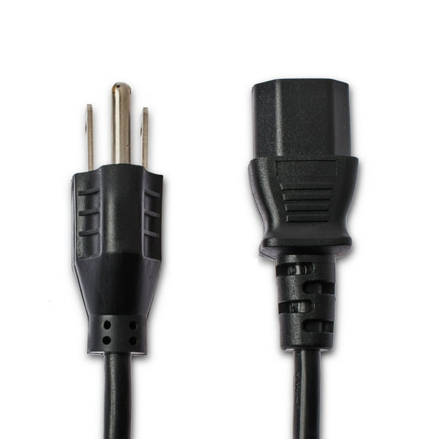 onn. Universal AC Computer Power Cord, 6 ft